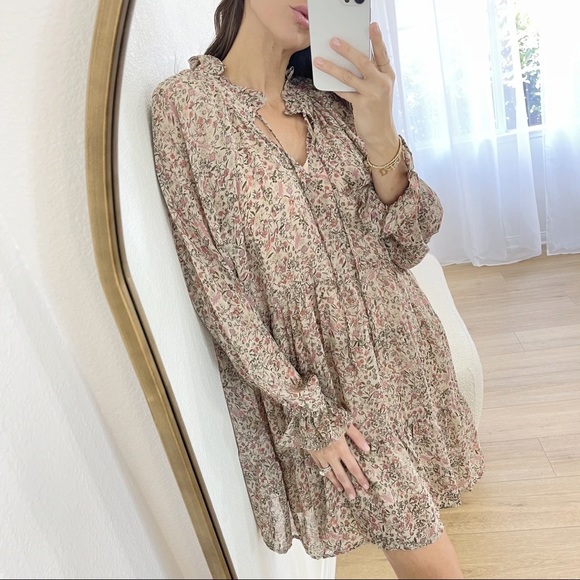 LAST • Brunching Floral Tunic Flowey Dress - Picture 8 of 10